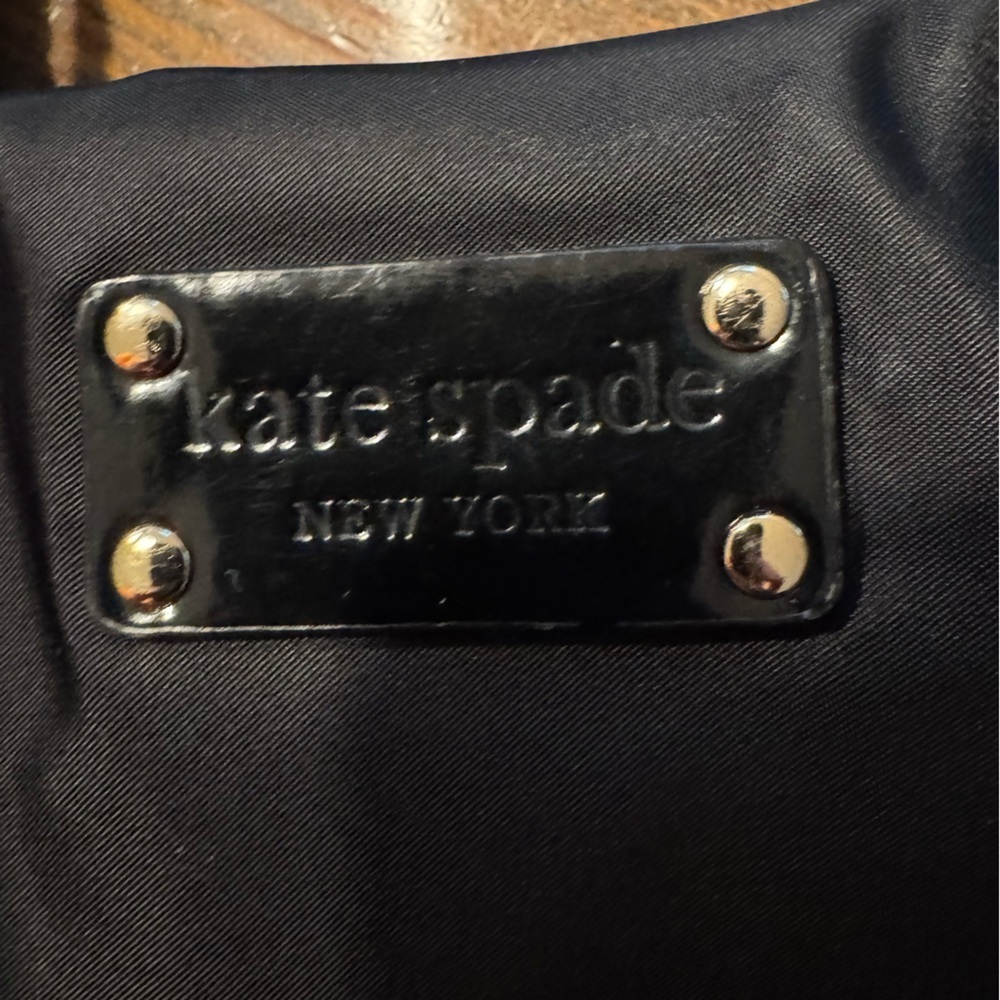 Kate Spade Stevie Nylon and Patent Leather satchel. Black. Light weight. - Picture 2 of 11